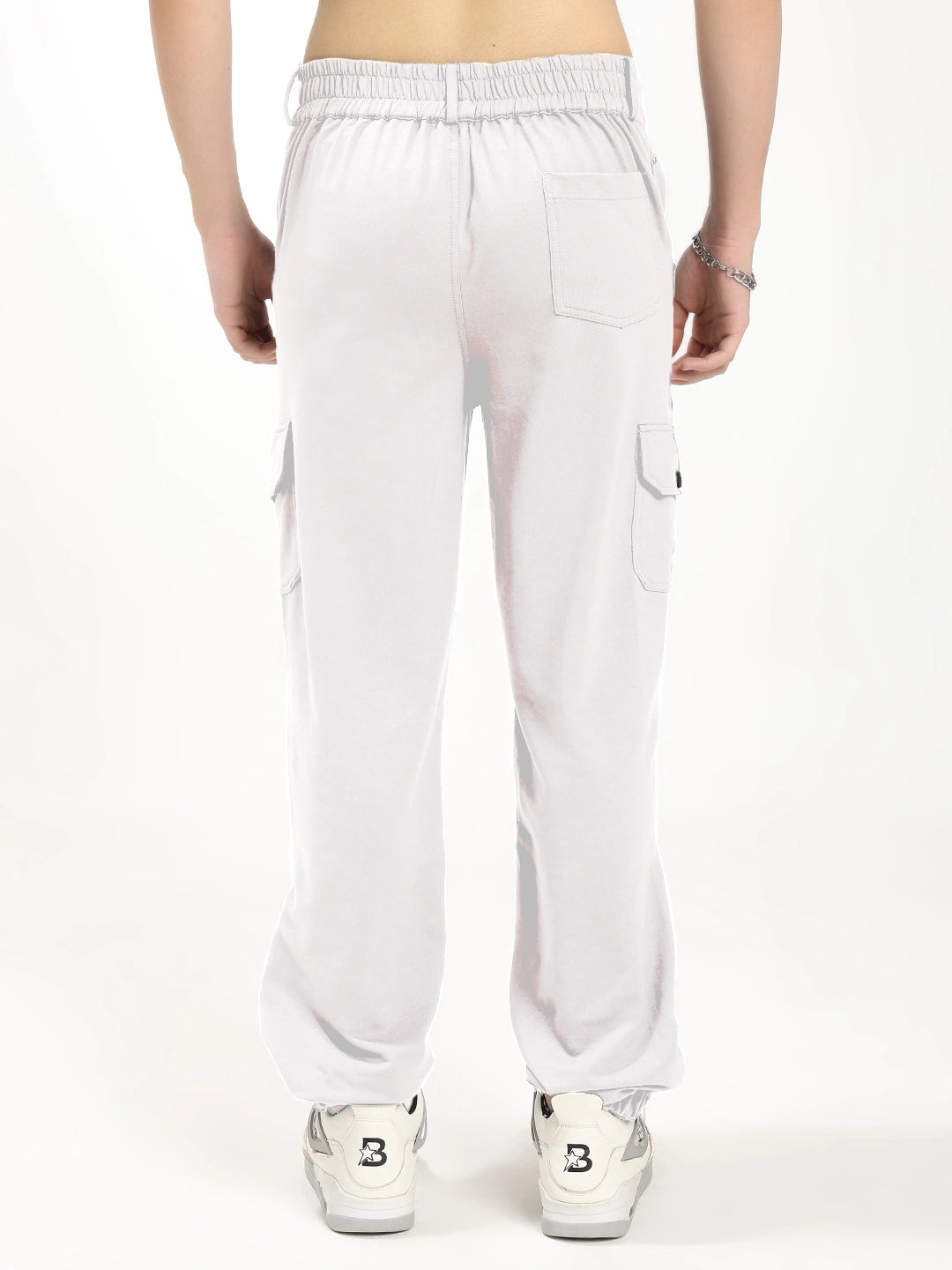 Resteez Men's Premium Cargo Track Pant | Relaxed Fit