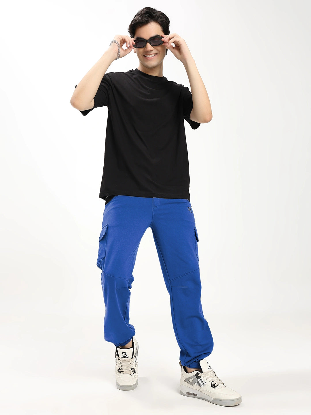 Resteez Men's Premium Cargo Track Pant | Relaxed Fit