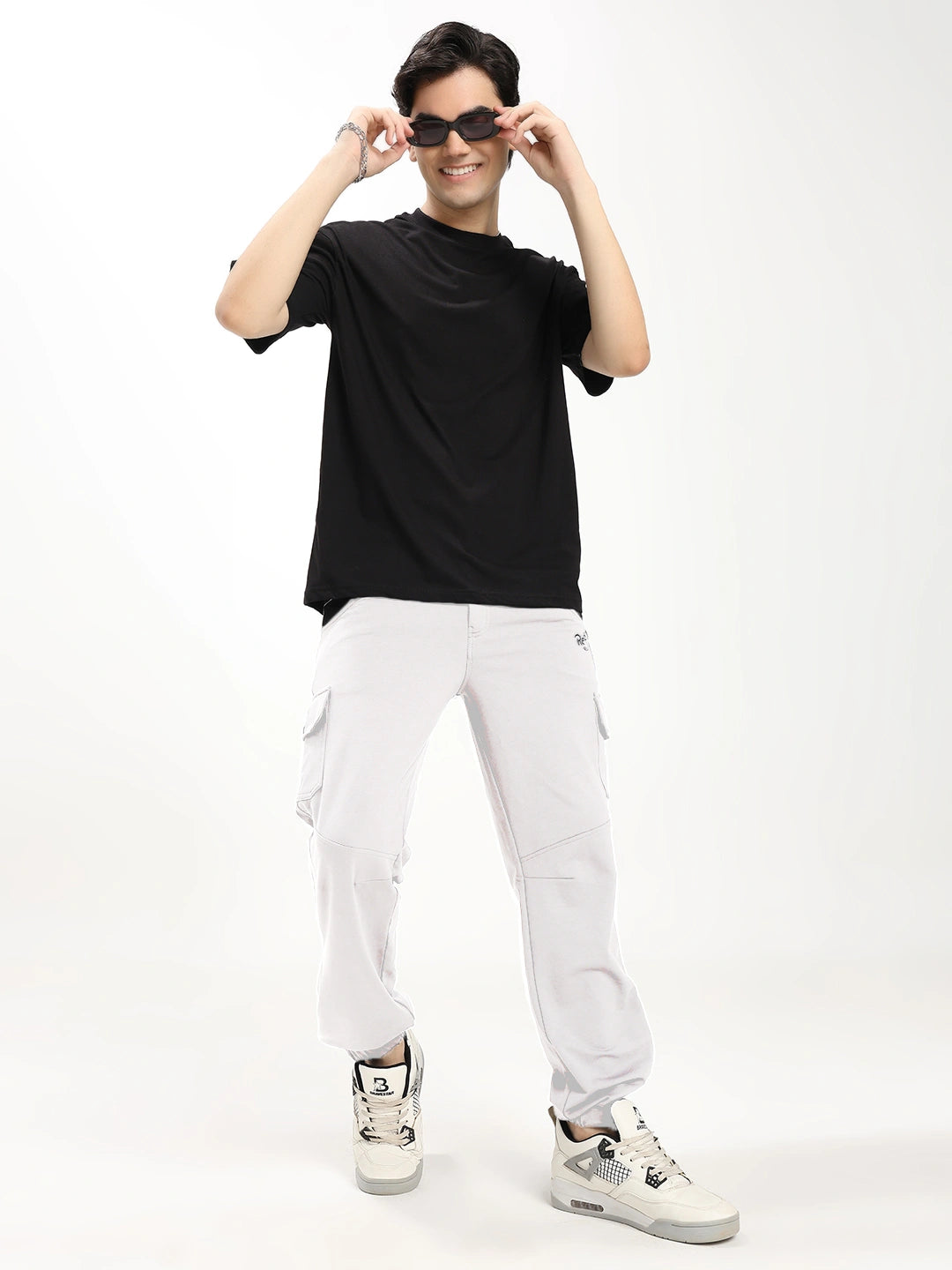Resteez Men's Premium Cargo Track Pant | Relaxed Fit