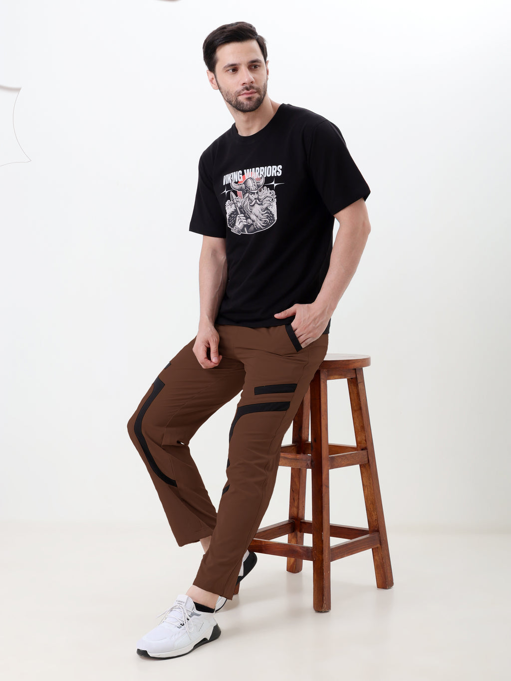 Men's Regular Fit Track Pants | Premium Stretch Fabric | Casual & Sports Lower
