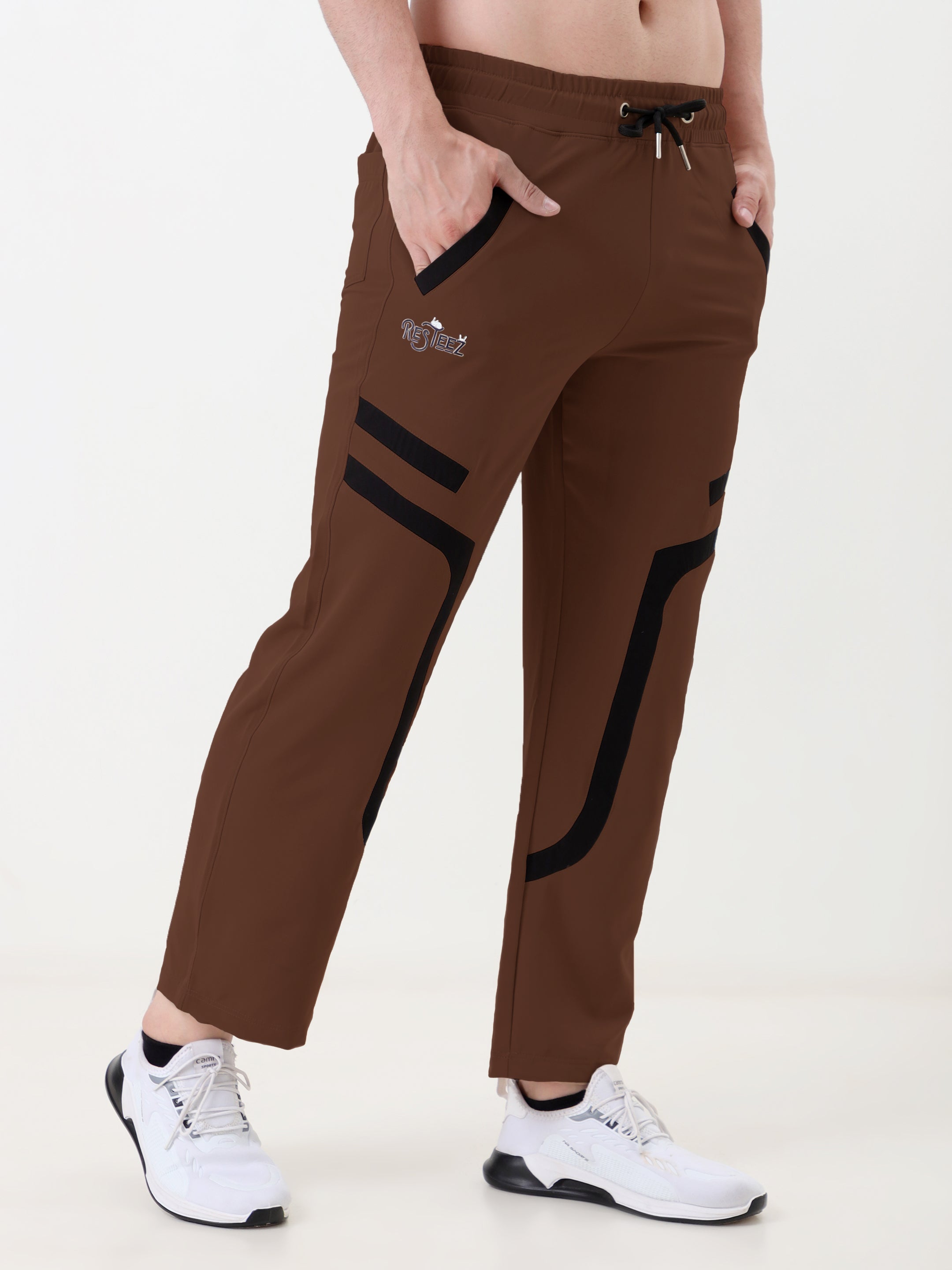 Men's Regular Fit Track Pants | Premium Stretch Fabric | Casual & Sports Lower
