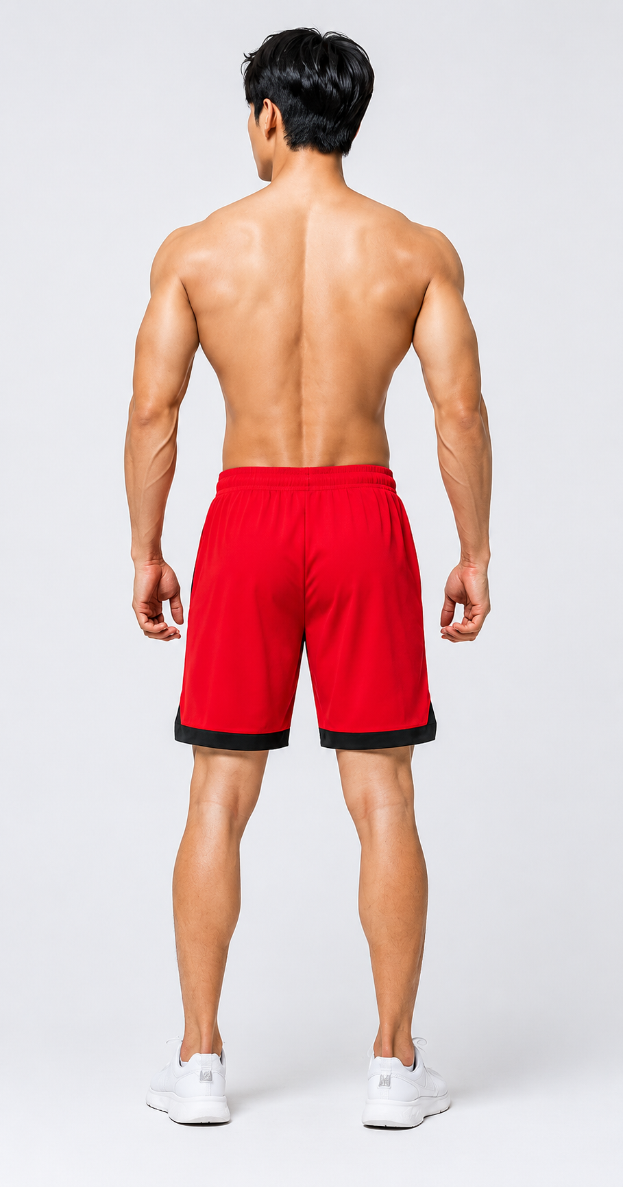 Resteez Men's Premium Active Flex Gym & Running Shorts with Zipper Pocket