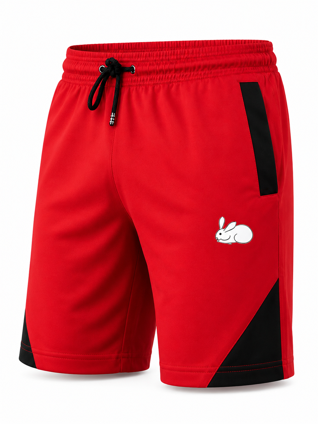 Men's Performance Sports Shorts with Elastic Waist | Active Gym Running Shorts | Regular Fit