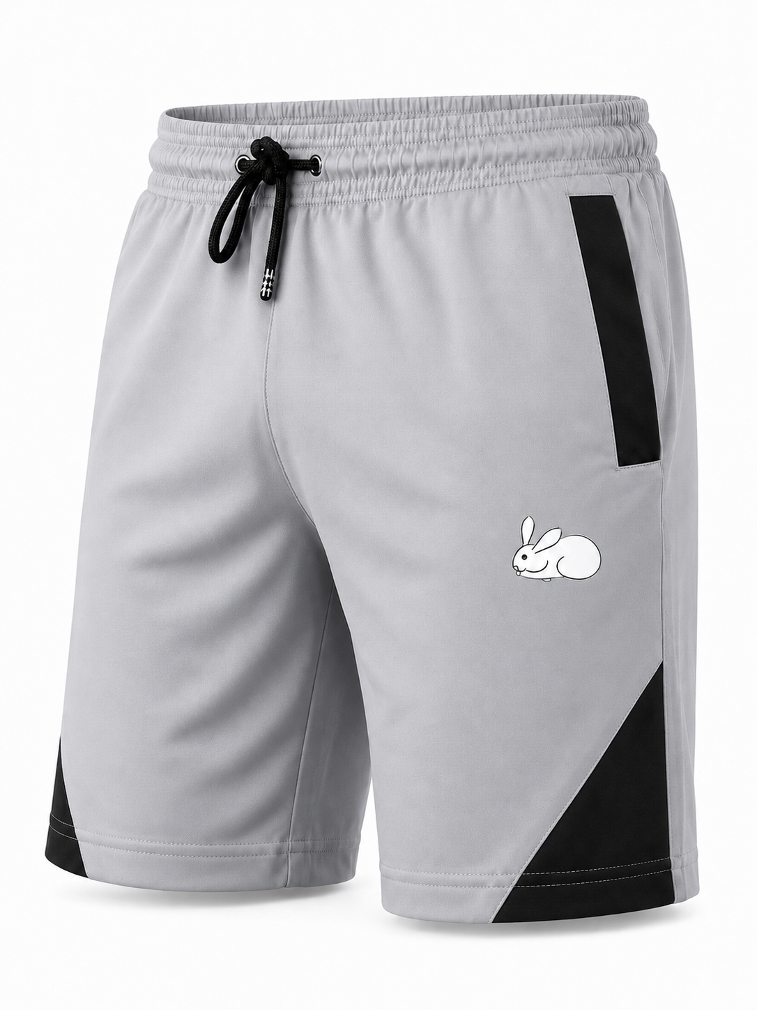 Men's Performance Sports Shorts with Elastic Waist | Active Gym Running Shorts | Regular Fit
