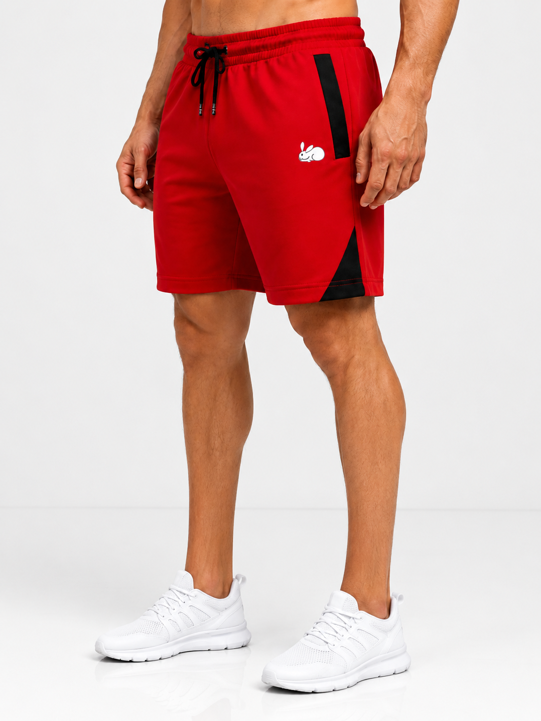 Men's Performance Sports Shorts with Elastic Waist | Active Gym Running Shorts | Regular Fit