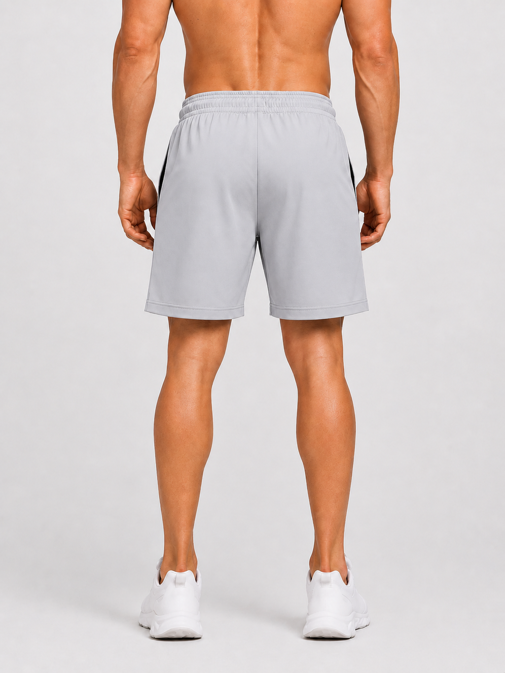 Men's Performance Sports Shorts with Elastic Waist | Active Gym Running Shorts | Regular Fit