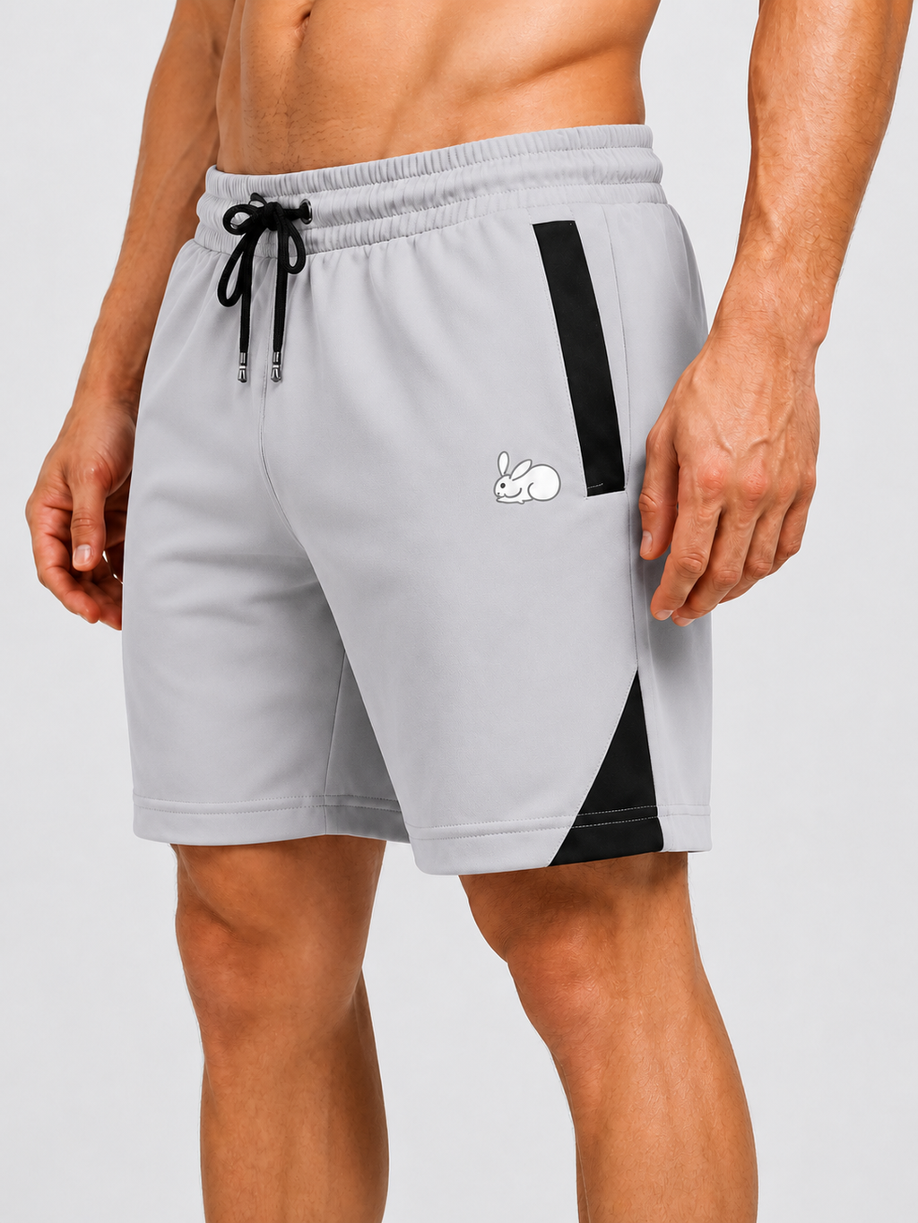 Men's Performance Sports Shorts with Elastic Waist | Active Gym Running Shorts | Regular Fit