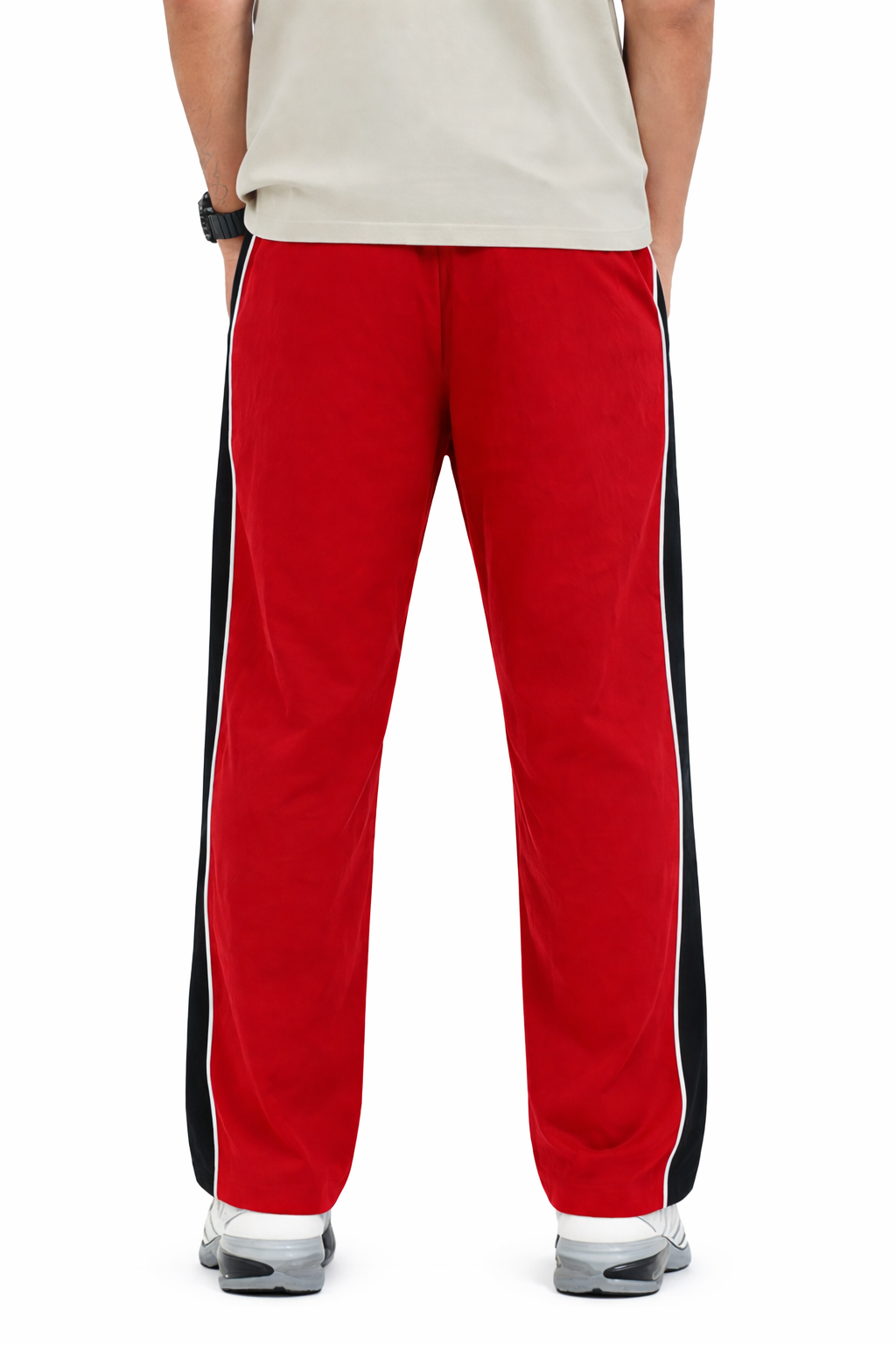 Men's Regular Fit Track Pant with Side Panel | Drawstring Athletic Joggers | Sports & Casual Lower