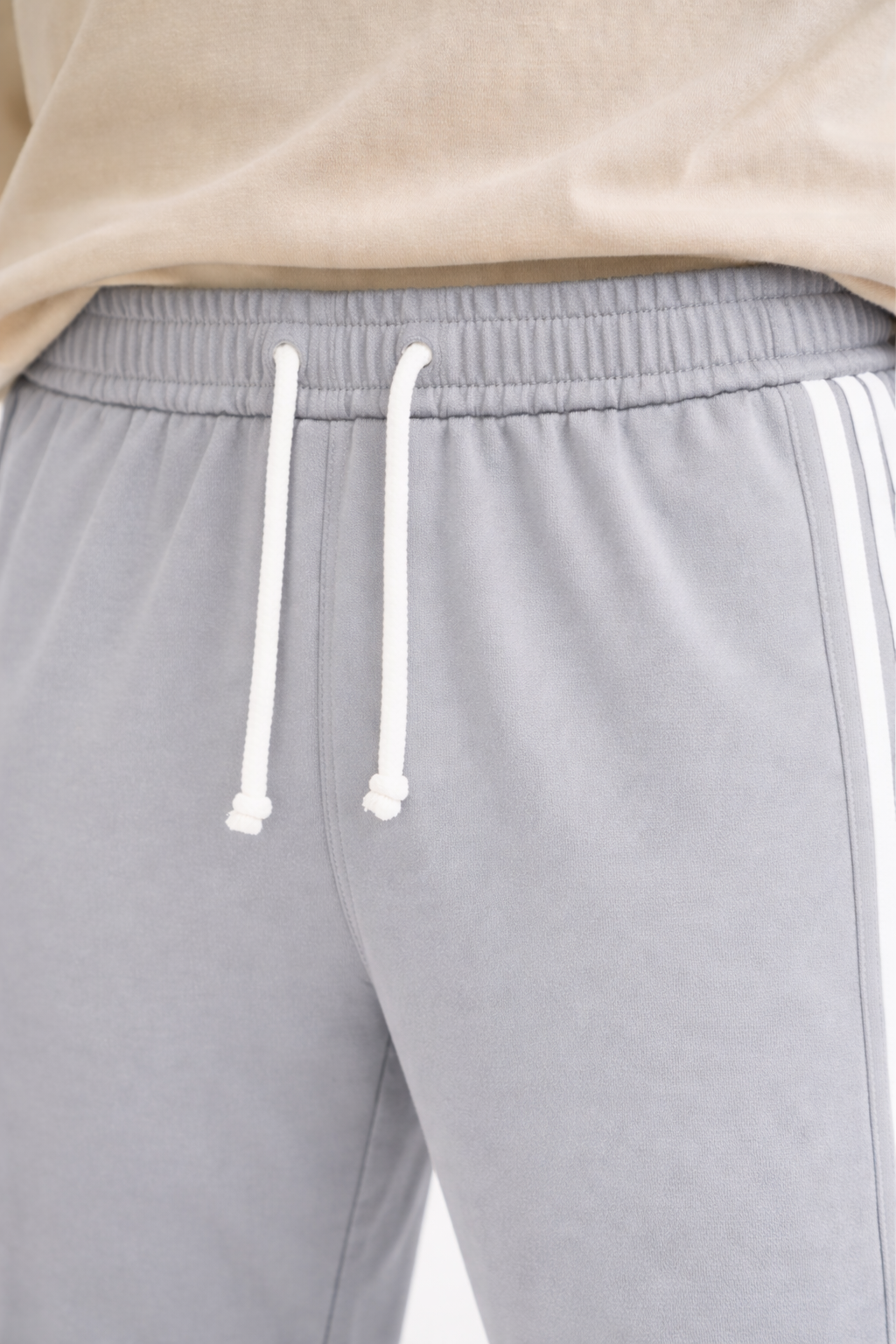 Men's Regular Fit Triple Side Stripe Track Pant | Drawstring Sports Lower