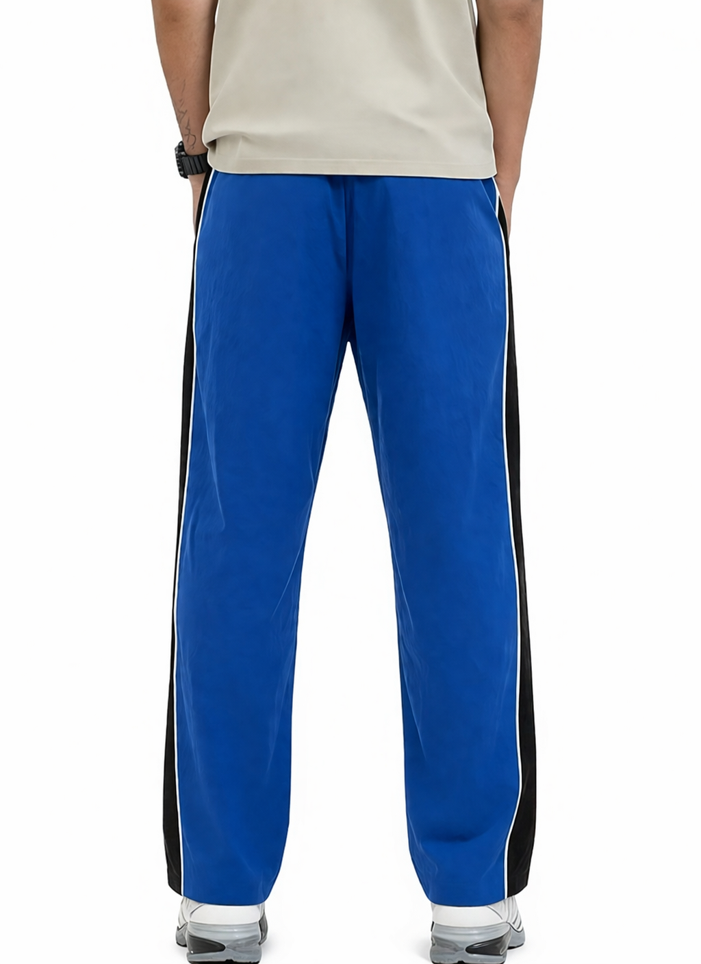 Men's Regular Fit Track Pant with Side Panel | Drawstring Athletic Joggers | Sports & Casual Lower
