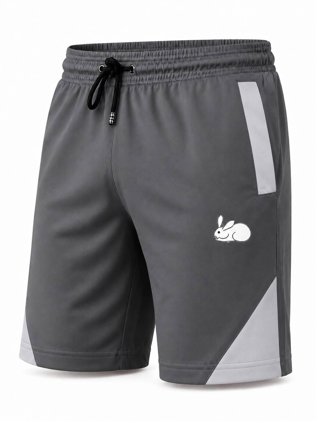 Men's Performance Sports Shorts with Elastic Waist | Active Gym Running Shorts | Regular Fit