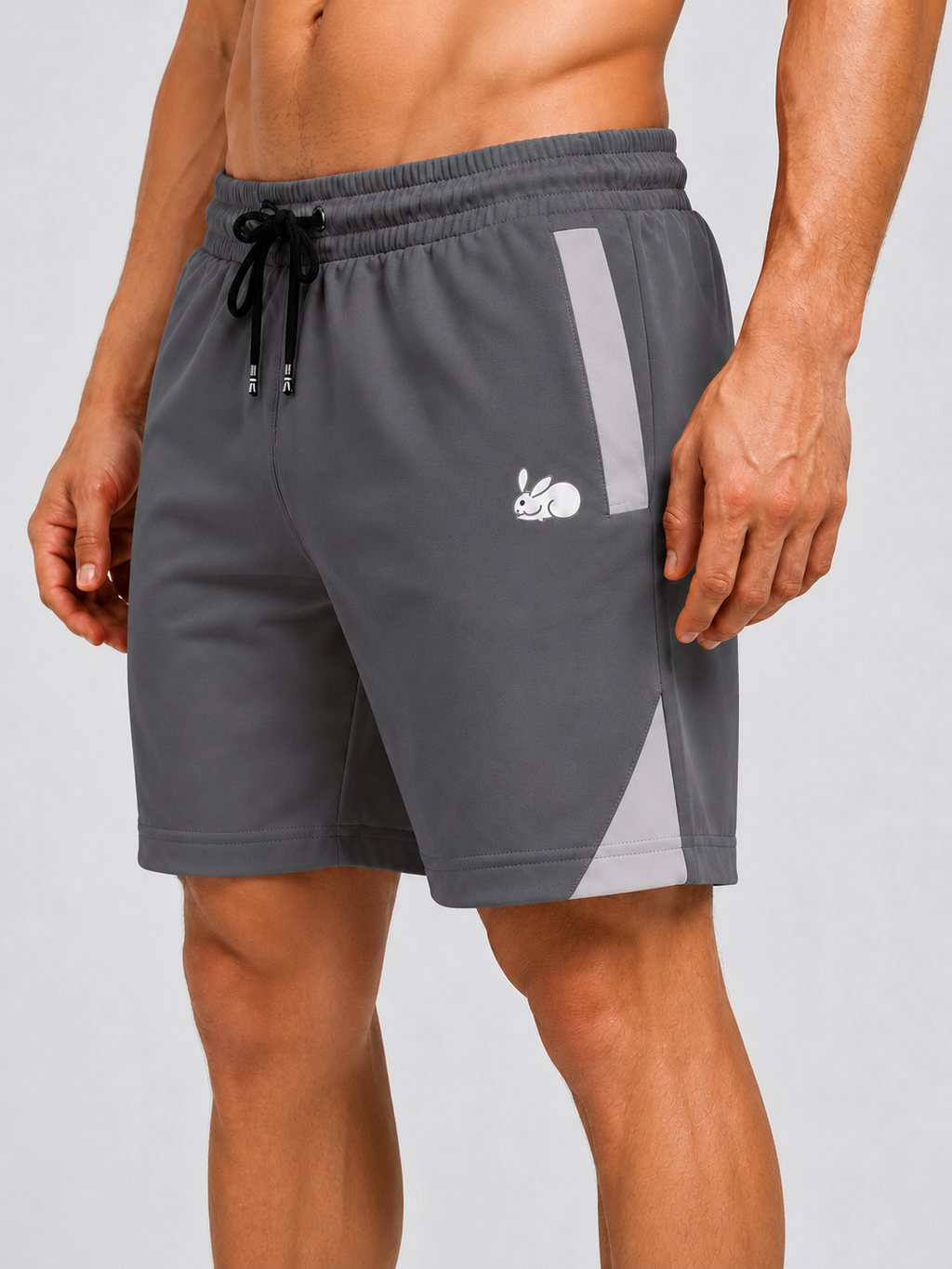 Men's Performance Sports Shorts with Elastic Waist | Active Gym Running Shorts | Regular Fit