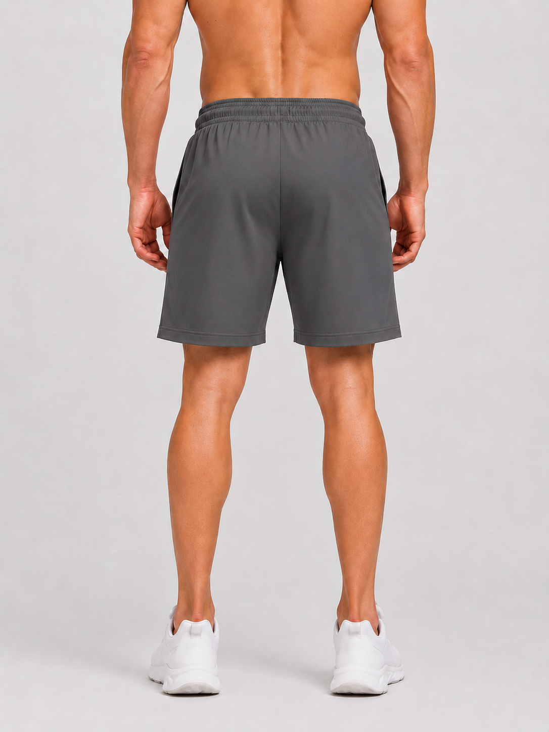 Men's Performance Sports Shorts with Elastic Waist | Active Gym Running Shorts | Regular Fit